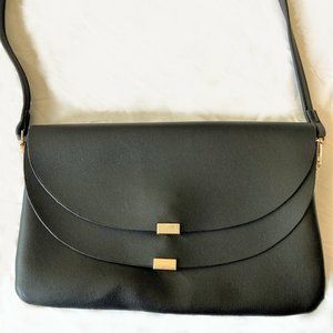 Black Vegan Leather Purse